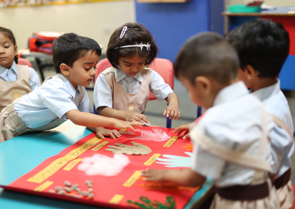 LKG playschool program activity at Dehradun's best preschool